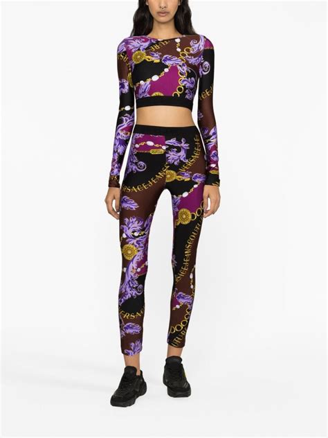 farfetch versace leggings.